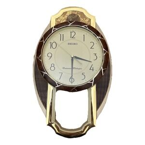 Seiko Westminster-Whittington Wall‎ Clock Battery Operated Chime 17" Plastic